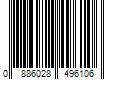 Barcode Image for UPC code 0886028496106