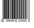 Barcode Image for UPC code 0886066229926