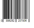 Barcode Image for UPC code 0886252207806