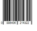 Barcode Image for UPC code 0886406214322