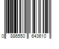 Barcode Image for UPC code 0886550643610