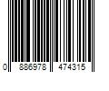 Barcode Image for UPC code 0886978474315