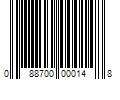 Barcode Image for UPC code 088700000148