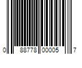 Barcode Image for UPC code 088778000057