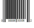 Barcode Image for UPC code 088886000062