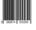 Barcode Image for UPC code 0888874000254