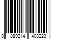 Barcode Image for UPC code 0889214403223