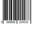 Barcode Image for UPC code 0889698204033