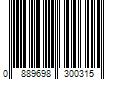 Barcode Image for UPC code 0889698300315