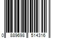 Barcode Image for UPC code 0889698514316