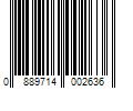 Barcode Image for UPC code 0889714002636