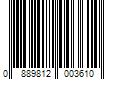 Barcode Image for UPC code 0889812003610