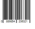 Barcode Image for UPC code 0889854206321