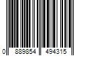 Barcode Image for UPC code 0889854494315