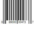 Barcode Image for UPC code 089000004737