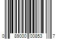 Barcode Image for UPC code 089000008537