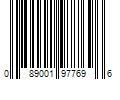 Barcode Image for UPC code 089001977696