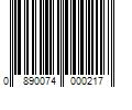 Barcode Image for UPC code 0890074000217