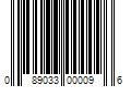 Barcode Image for UPC code 089033000096