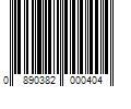 Barcode Image for UPC code 0890382000404