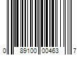 Barcode Image for UPC code 089100004637