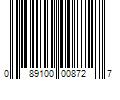 Barcode Image for UPC code 089100008727