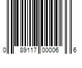 Barcode Image for UPC code 089117000066