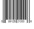 Barcode Image for UPC code 089125210006