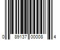 Barcode Image for UPC code 089137000084