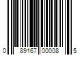 Barcode Image for UPC code 089167000085