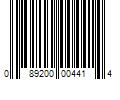 Barcode Image for UPC code 089200004414