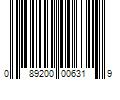 Barcode Image for UPC code 089200006319