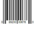 Barcode Image for UPC code 089200006760