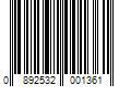 Barcode Image for UPC code 0892532001361