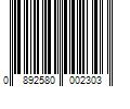 Barcode Image for UPC code 0892580002303