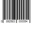 Barcode Image for UPC code 0892583000054