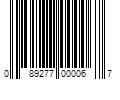 Barcode Image for UPC code 089277000067