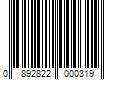 Barcode Image for UPC code 0892822000319