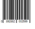 Barcode Image for UPC code 0892882002599