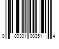 Barcode Image for UPC code 089301003514