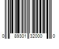 Barcode Image for UPC code 089301320000