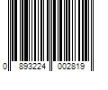 Barcode Image for UPC code 0893224002819