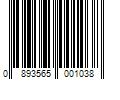 Barcode Image for UPC code 0893565001038. Product Name: 