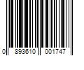 Barcode Image for UPC code 0893610001747