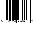 Barcode Image for UPC code 089386434647