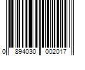 Barcode Image for UPC code 0894030002017