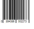 Barcode Image for UPC code 0894386002273