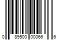 Barcode Image for UPC code 089500000666