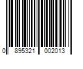 Barcode Image for UPC code 0895321002013