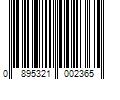 Barcode Image for UPC code 0895321002365